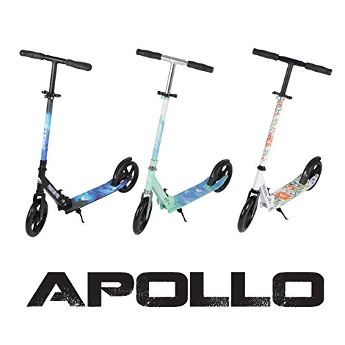 Apollo XXL Wheel Scooter - Phantom Pro City Scooter, Klappbarer City-Roller, höhenverstellbar, Tret-Roller für Erwachsene und Kinder