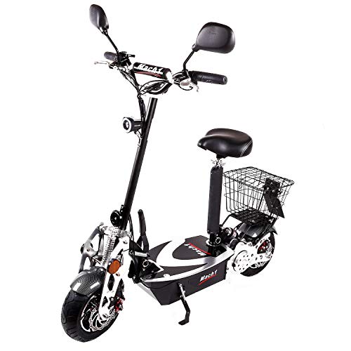 Mach1 Original Elektro E-Scooter 1000W 48V Motor mit Strassenzulassung und Turbo/Economy Schalter - Roller Modell-6B EEC-48V/1000W